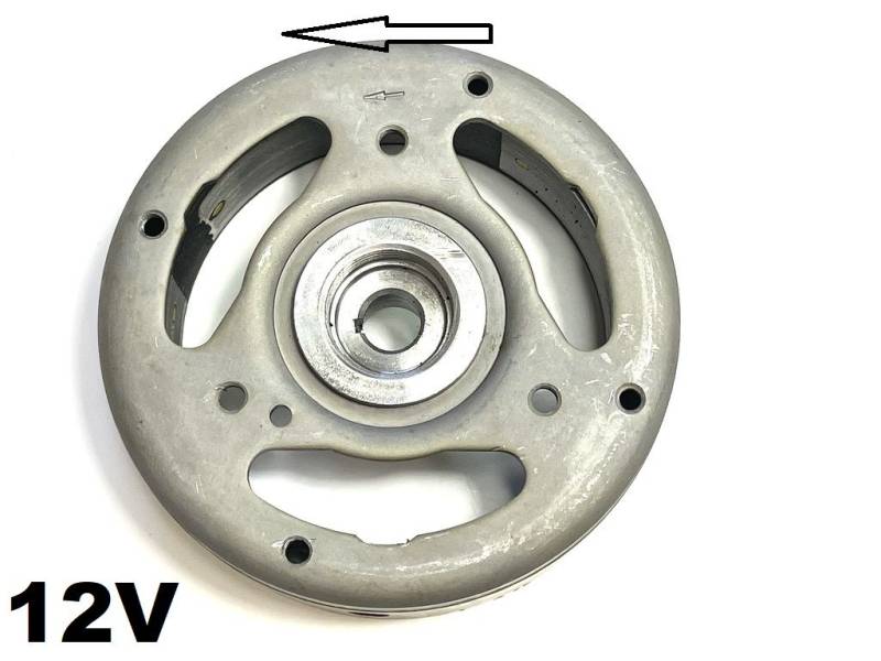 Polrad 12V linksdrehend für Kontaktlose Zündung / Schwungrad für Lichtmaschine von Keine Angabe