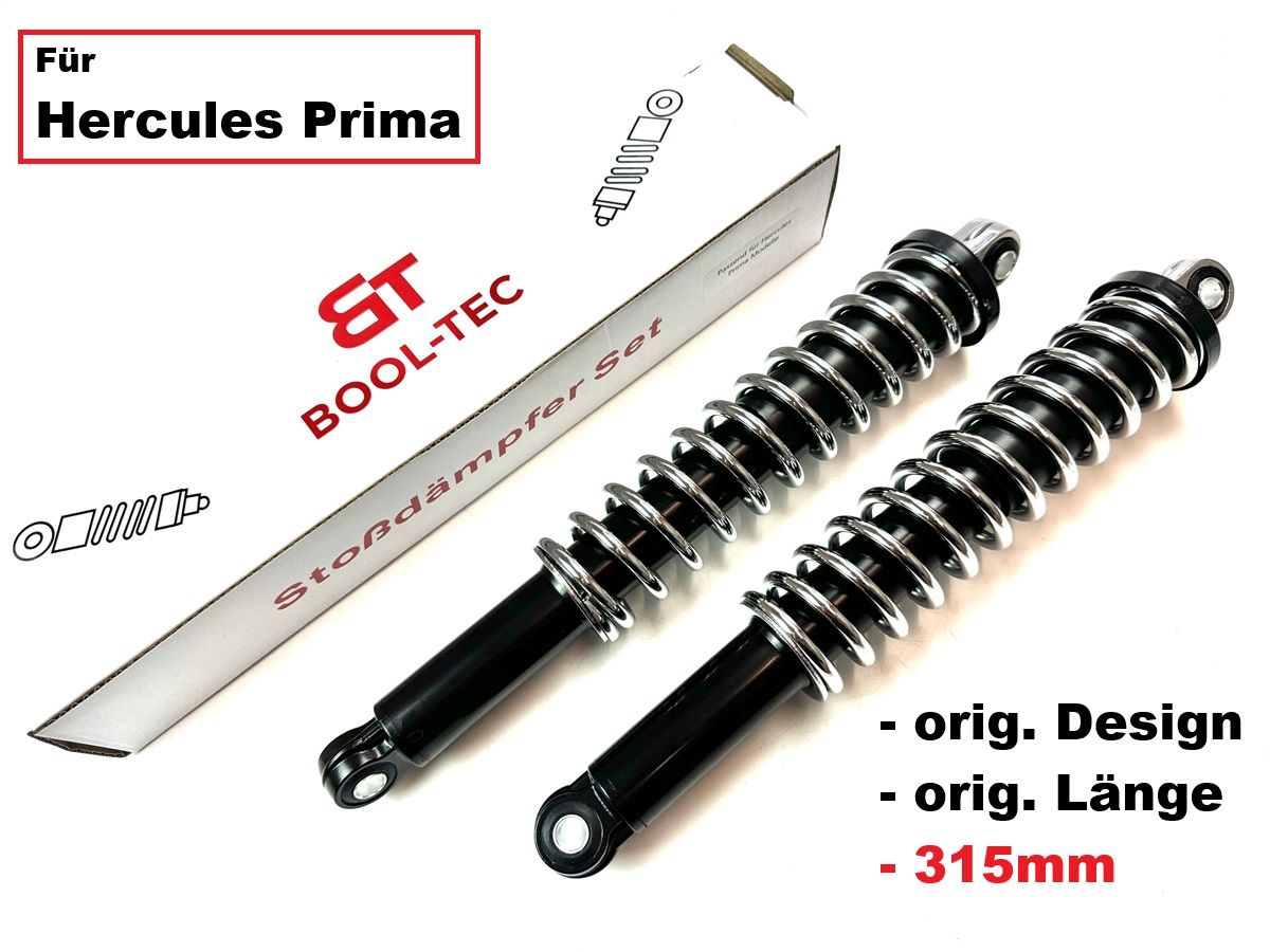 Stoßdämpfer Orig. Design für Hercules Prima 2 3 4 5S Optima Länge 315mm BOOL-Tec von Keine Angabe