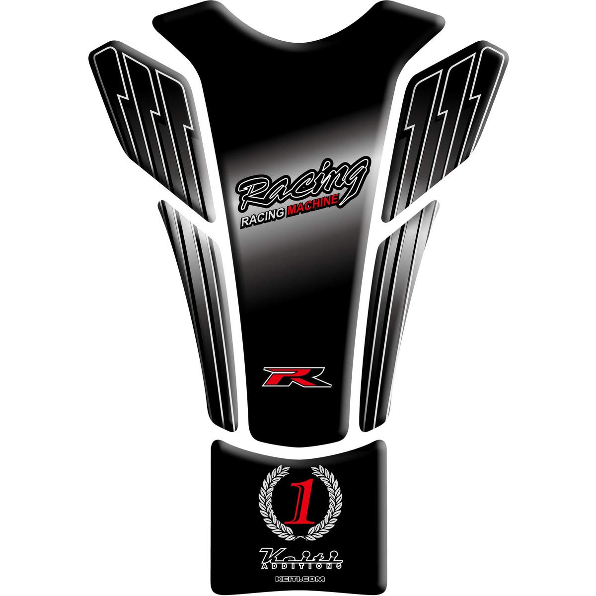 Keiti Tank Pad Honda Racing Black von Keiti