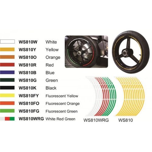 Keiti WS810FY Reflective Sticker Fluo. Yellow von Keiti