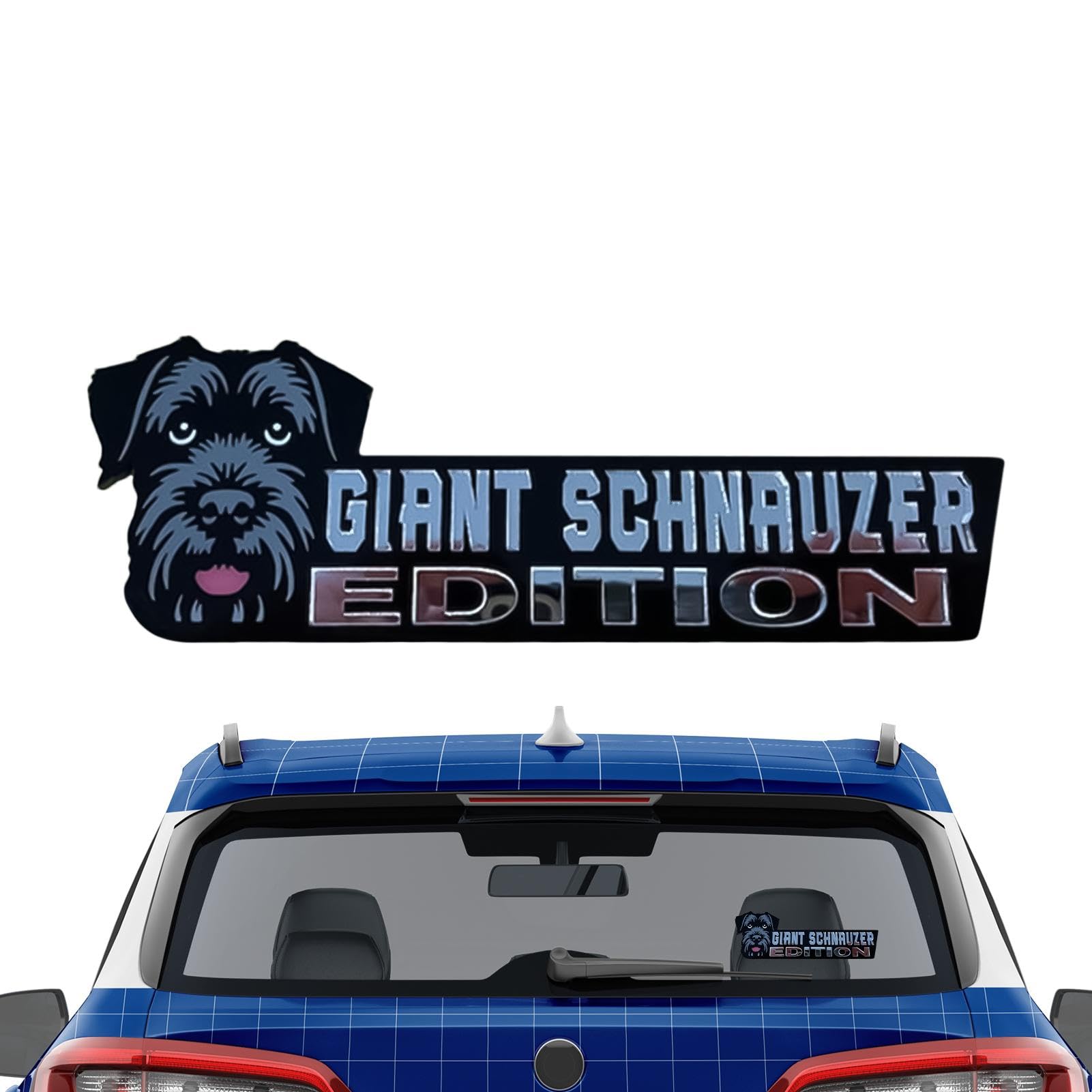 Hunde-Autoaufkleber, Dog Edition-Autoabzeichen,Lustiges Automobil-Auto-Abzeichen - Lustiges Autoabzeichen aus Acryl, stilvolle Autoembleme und Abzeichen, Abzeichenaufkleber fürs Auto, Autoaufkleber, S von Kelburn