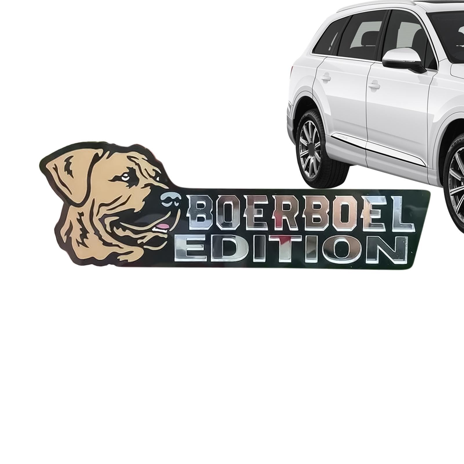 Hunde-Edition-Auto-Abzeichen, lustiger Hunde-Autoaufkleber - 3D-Hundeabzeichen - Acryl-Autoaufkleber, Stoßstangenaufkleber, Abzeichenaufkleber für Autos, Autoembleme und Abzeichen für Automobilbegeist von Kelburn