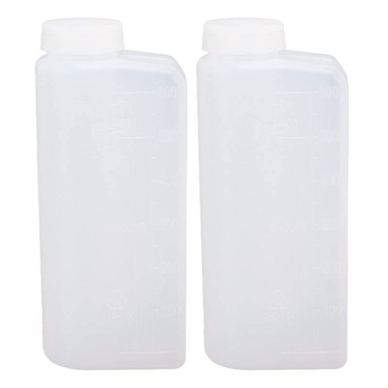 600 ml 2-Takt-Ölmischflasche, Nylon-Kunststoff-Öl-Benzin-Kraftstoff-Mischflasche, professioneller Öl-Mischflaschenbehälter für Kettensäge von Kelepu