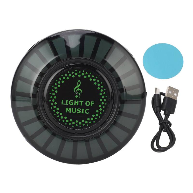 Kelepu RGB Bunte magnetische Klangsteuerung Rhythmuslicht Auto Sprachaktivierte Rhythmuslicht Auto LKW Lampe F5 von Kelepu