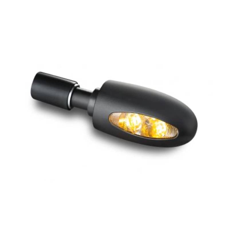 Kellermann Motorrad Blinker E geprüft BL 1000 LED Lenkerendenblinker schwarz, Unisex, Multipurpose, Ganzjährig von Kellermann