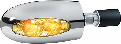 Kellermann BL 1000 LED, Lenkerend-Blinker - Verchromt Klar von Kellermann