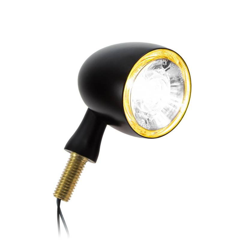 Kellermann Bullet 1000 PL LED Blinker mit Positionslicht schwarz vorn beidseitig Paar von Kellermann