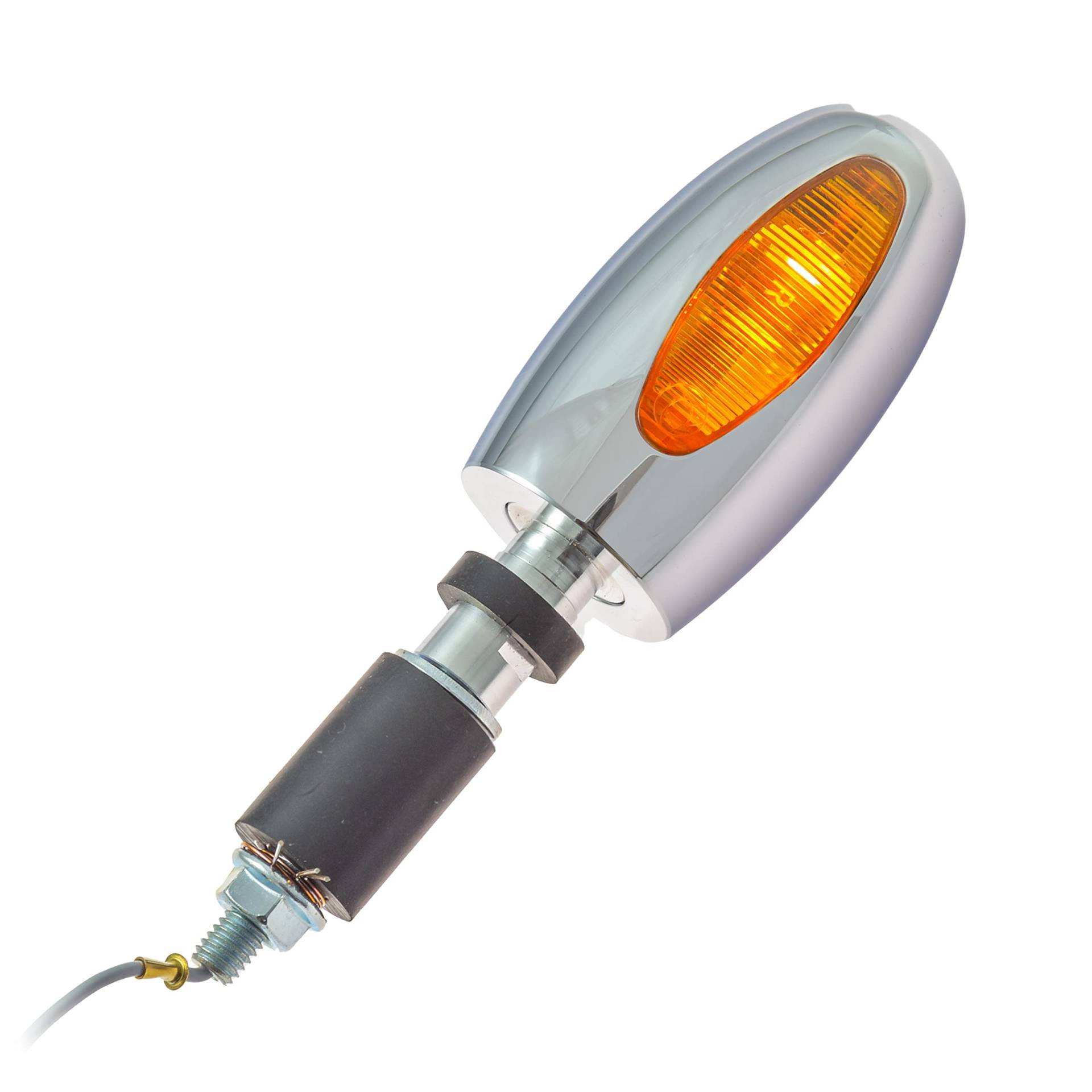 Kellermann Halogen Lenkerendenblinker Aluminium poliert von Kellermann