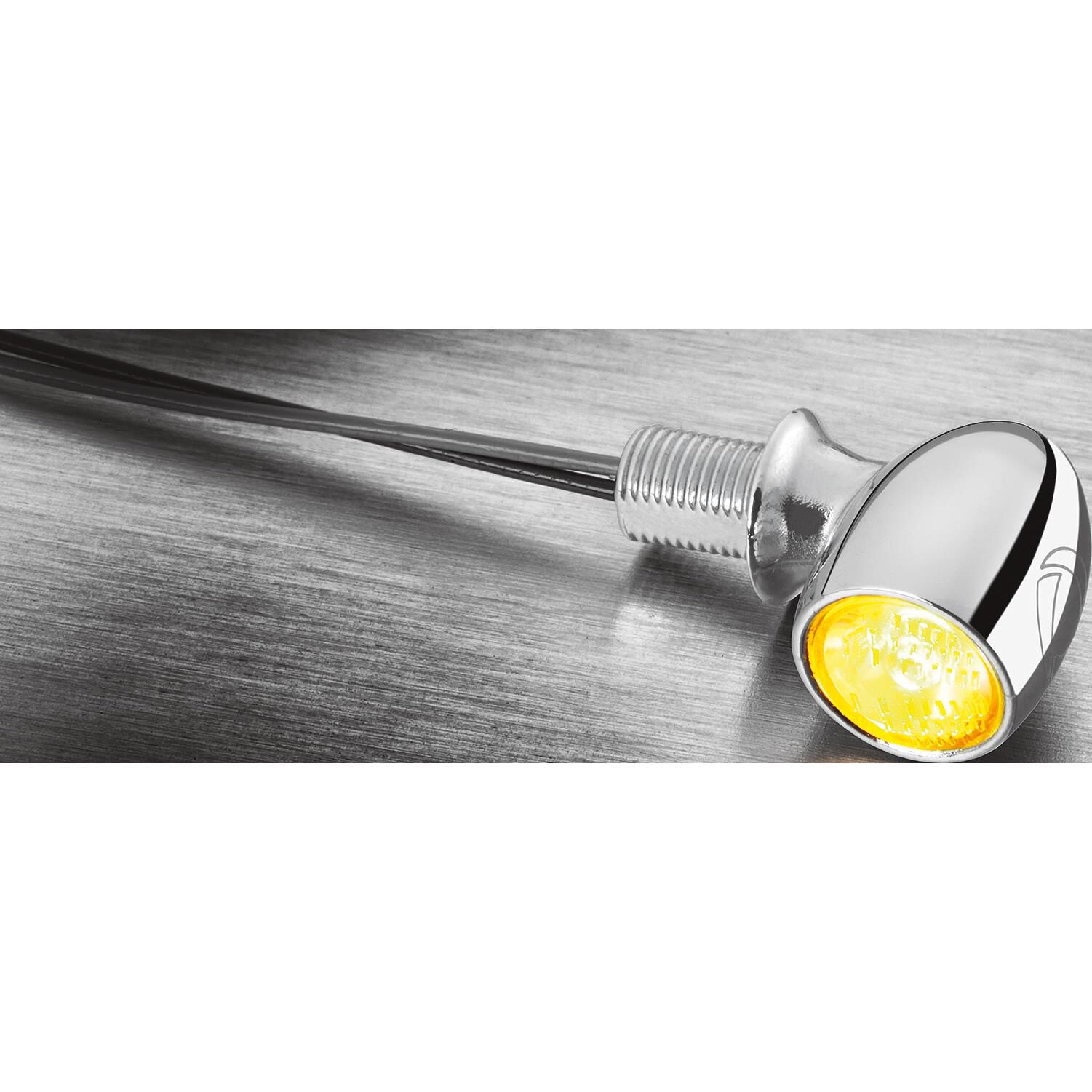 Kellermann LED Metall Blinker Atto® M5 chrom, klarglas von Kellermann