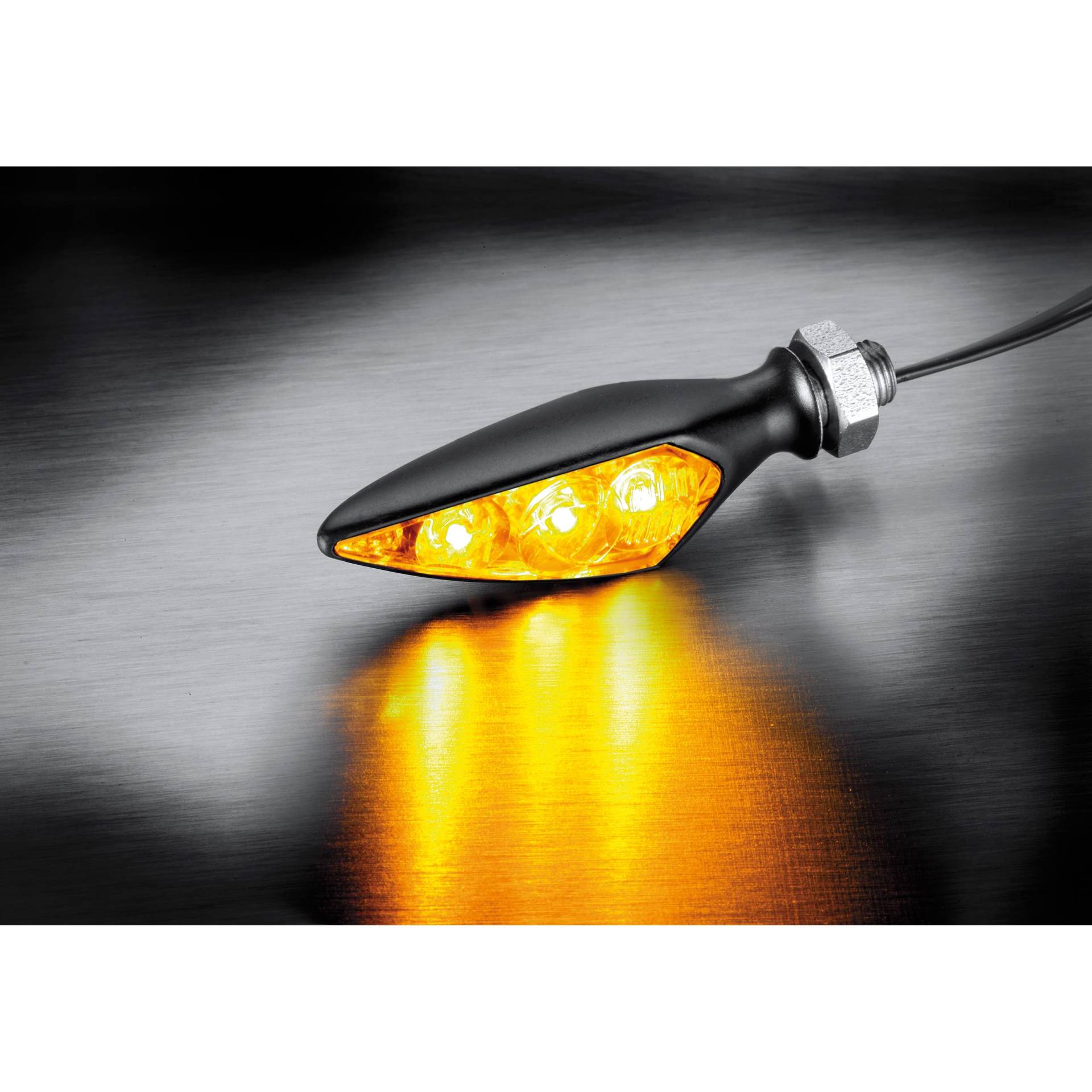 Kellermann LED Metall Blinker M5 Rhombus S Extreme schwarz VLHR von Kellermann