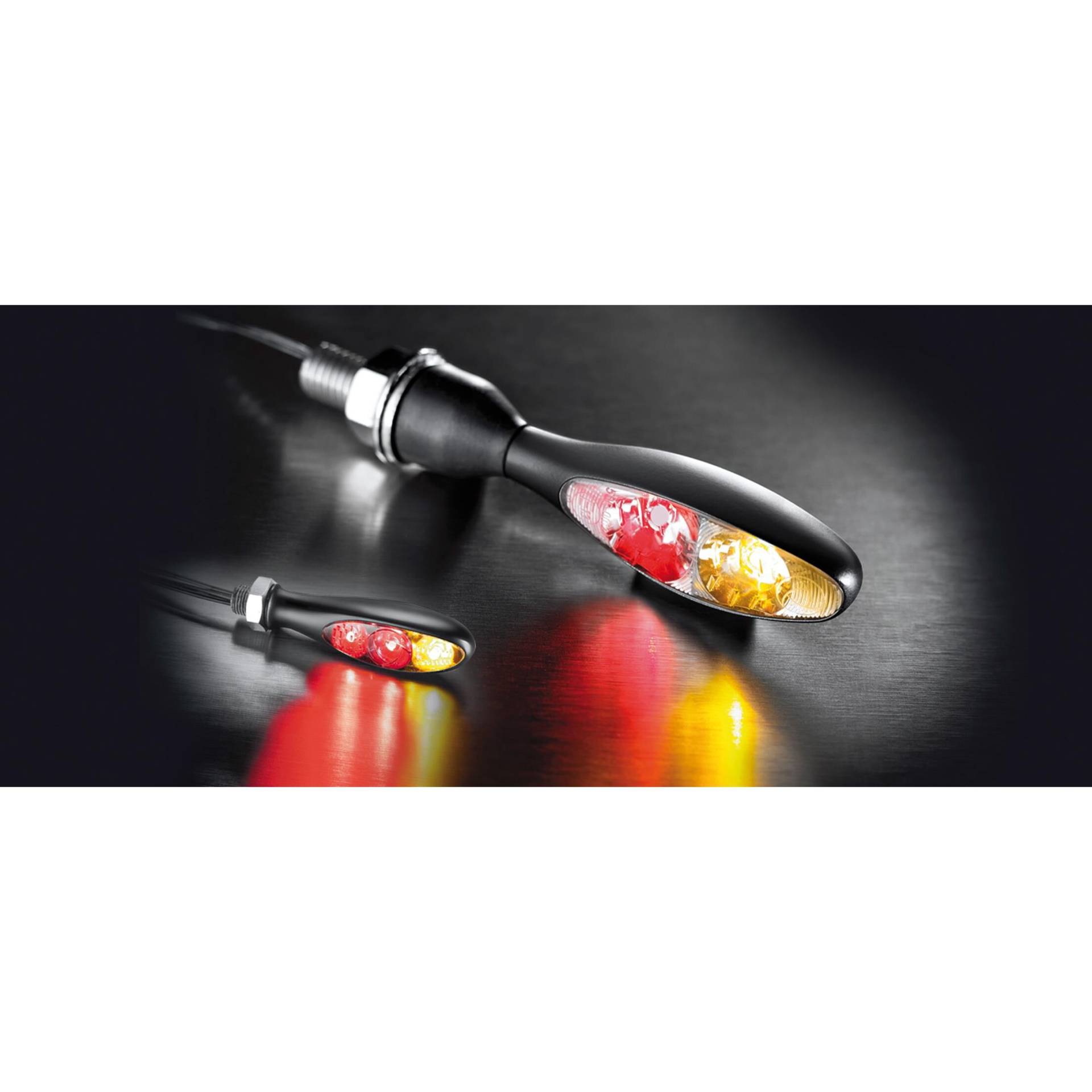 Kellermann LED Metall Rücklicht/Blinker M5 Micro S DF Dark schwarz von Kellermann