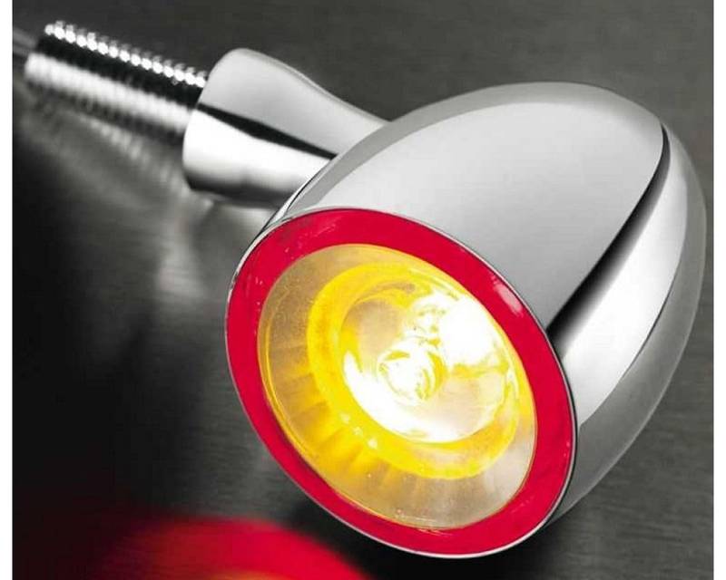 LED-Blinker- / Rücklicht-Einheit Bullet 1000 DF chrom von Kellermann