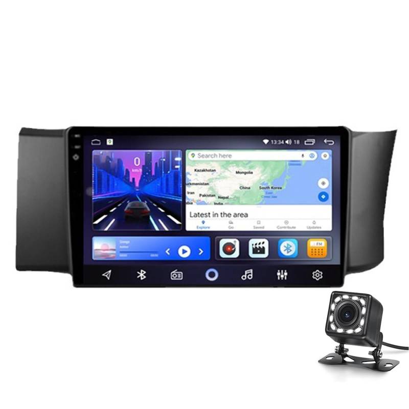 9 Zoll Doppel-din-auto Stereo Hd Touchscreen Car Radio Gps Navigation Für Gt 86/subaru Brz 2012-2016rhd Bluetooth Fm Radio Support Wifi Mirror Link Für Android/ios-telefon Usb-eingab(Size:4G+32G 2K) von Keoaiob