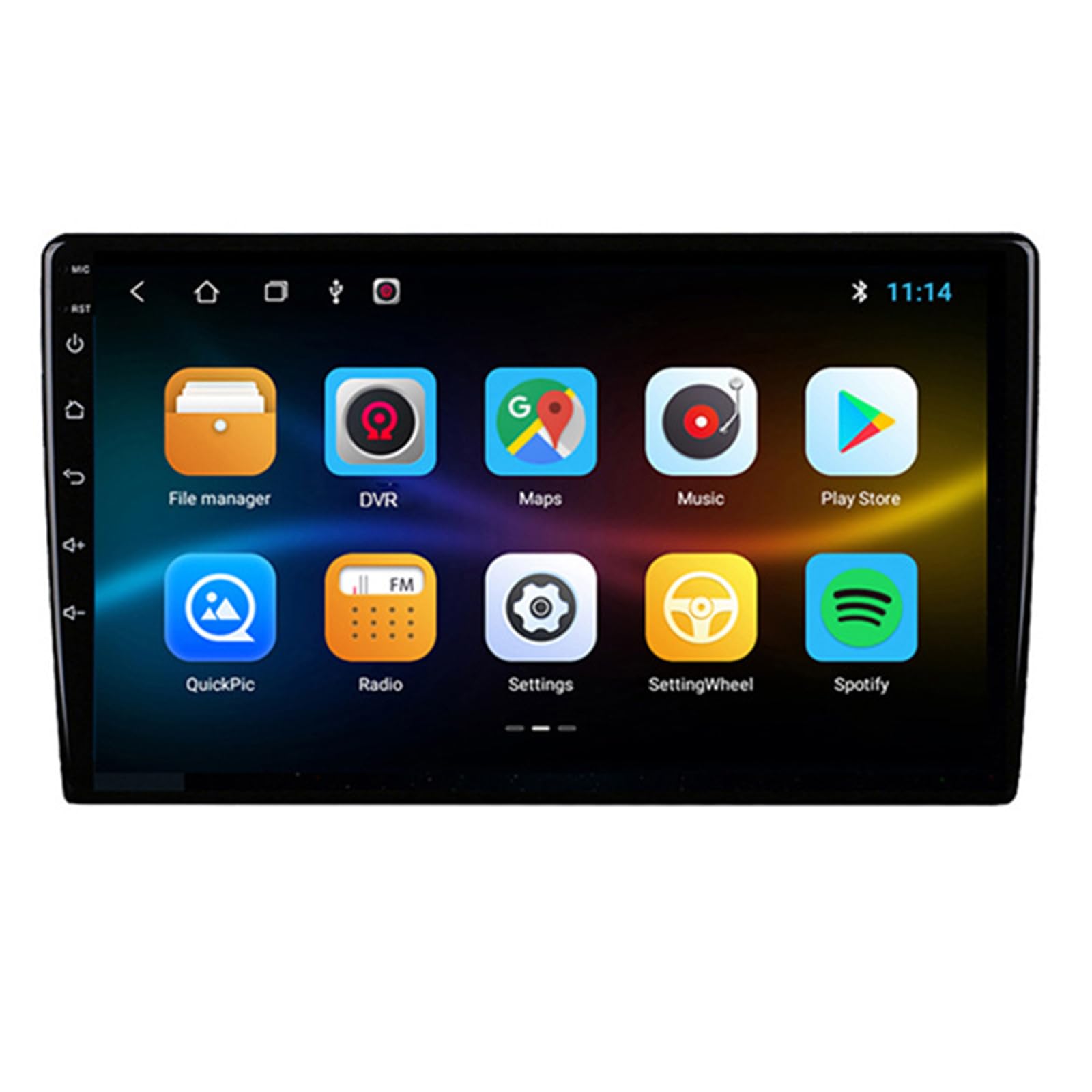 Android 14 Auto Radio Stereo Hd Multi-touch-bildschirm Gps-navigation Großer Bildschirm Dual System Vorne Und Hinterher Zentraler Steuerungsschreiber Mit Parküberwachung Video Bluetooth S(Color:M200S) von Keoaiob