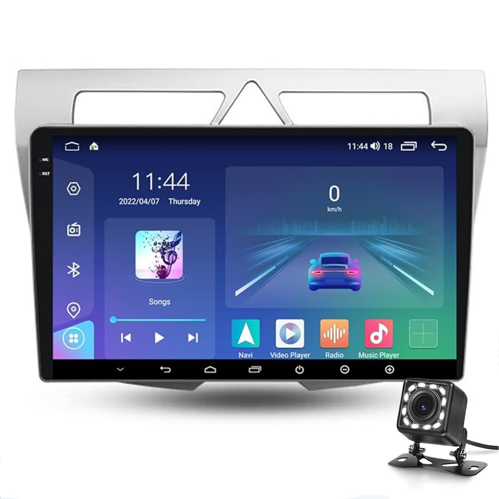 Android 14 Radio-doppel-din-Auto-Stereo-Navigation Für Kia Morning Picanto 2007-2011 GPS-Navigation 9 ''/9.5 '' Headunit Mp5 Multimedia Video Player Fm Bt-empfänger Mit 4g 5g WiFi(Size:M6Pro 4+64 GB) von Keoaiob