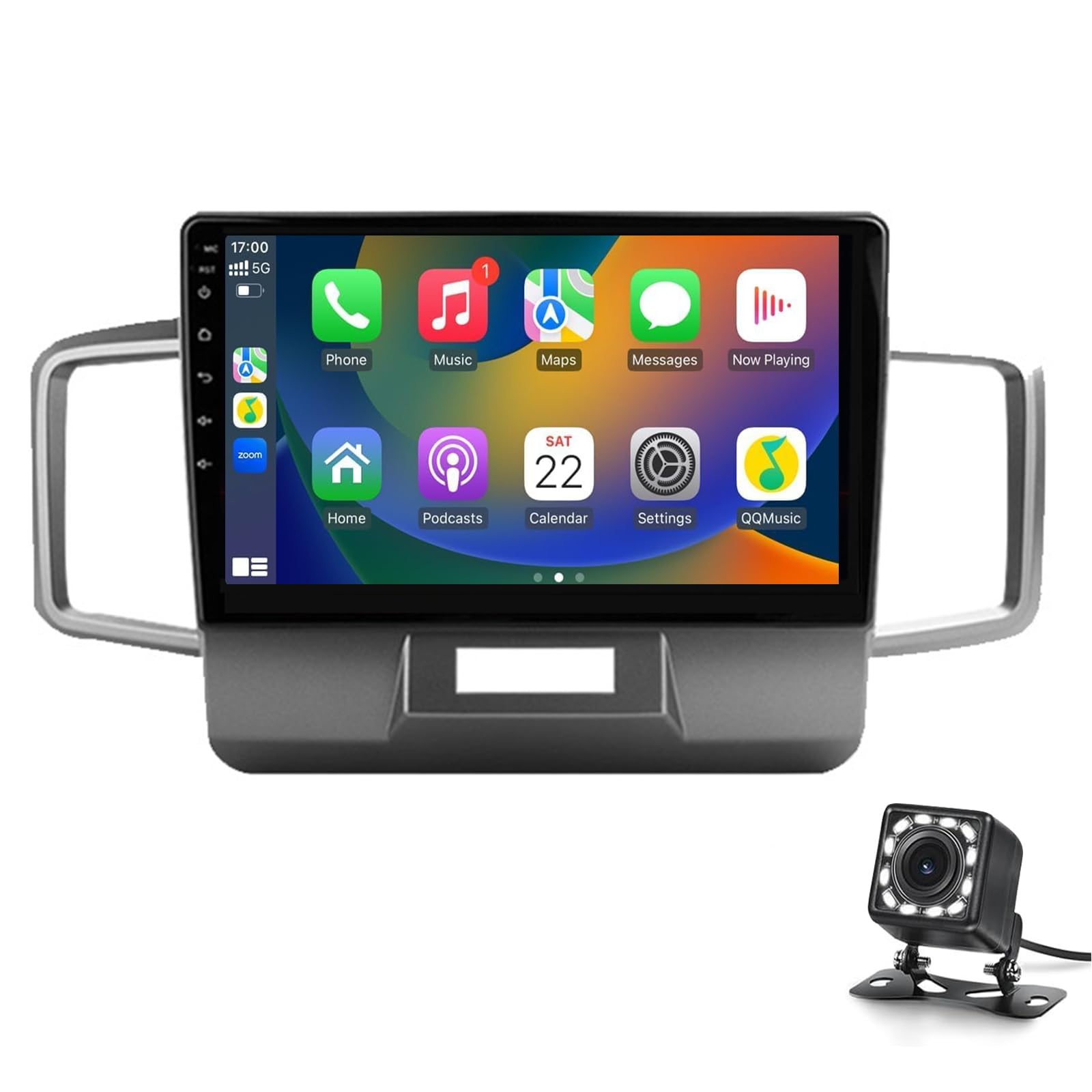 Keoaiob Android 14 Auto Radio Stereo 9 Zoll Für Freed 2008-2016 Touchscreen High Definition GPS Navigation Head Unit WiFi Bluetooth USB Mirror Link Am Fm Player(Color:WiFi 2G+32G) von Keoaiob