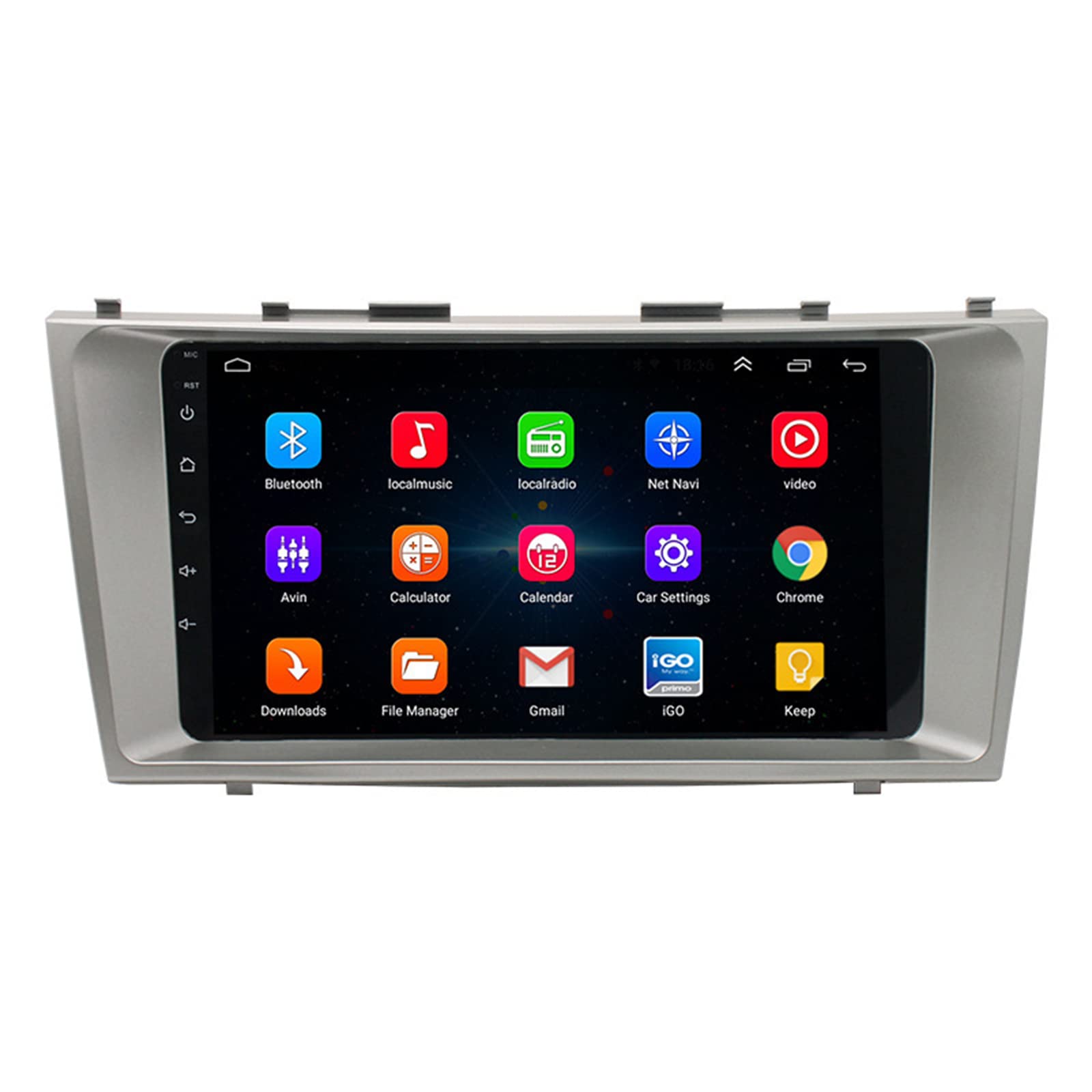 Keoaiob Android 14 Auto Stereo 9-Zoll-Touchscreen-Auto Audio Für Camry Radio 2006-2011 GPS-Navigation Mulitmedia Video Player Mit Drahtlosen Carplay, Android Auto, SWC, Dsp, Bluetooth(Color:M500S) von Keoaiob