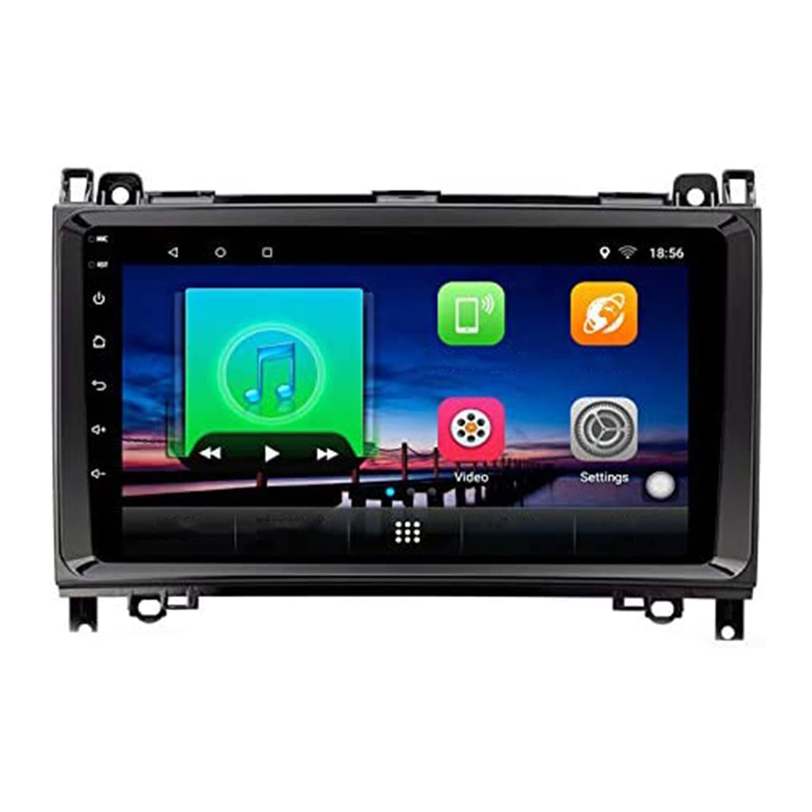 Keoaiob Android 14 Car Radio Für 9 -Zoll -IPS -touchscreme Doppel -din -Android -Stereo -GPS -Navigation Unterstützung Dab+ Bt Dsp Carplay Bluetooth 4g WiFi Mirror Link(Color:M150S) von Keoaiob