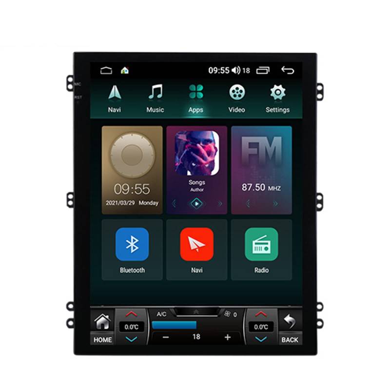 Keoaiob Android 14 Double Din Car Stereo 9,7 Zoll Hd Hd Stouns Scred Car Radio Mit Carplay Android Auto Bluetooth Fm Radio Mirror Link Unterstützung WiFi GPS Navigation Fm(Color:M600S) von Keoaiob