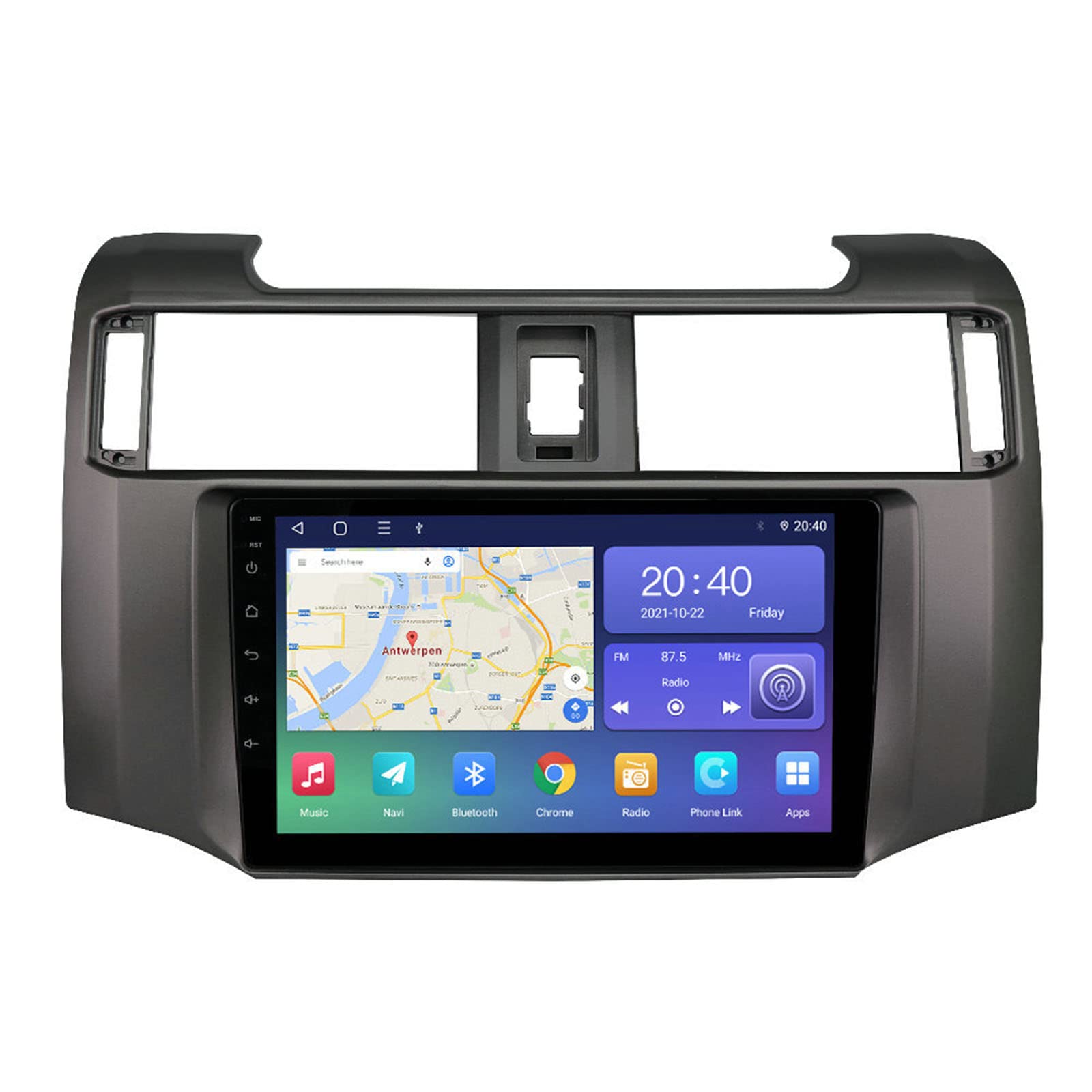 Keoaiob Android Autoradio Für 2009 2010 2011 2012 to-yota Speedmaster 4runne Navigation IPS Touchscreen Multimedia-Player Unterstützt 4g Carplay SWC WiFi Mirror Link Dsp(Size:4 core WiFi 1G+16G) von Keoaiob