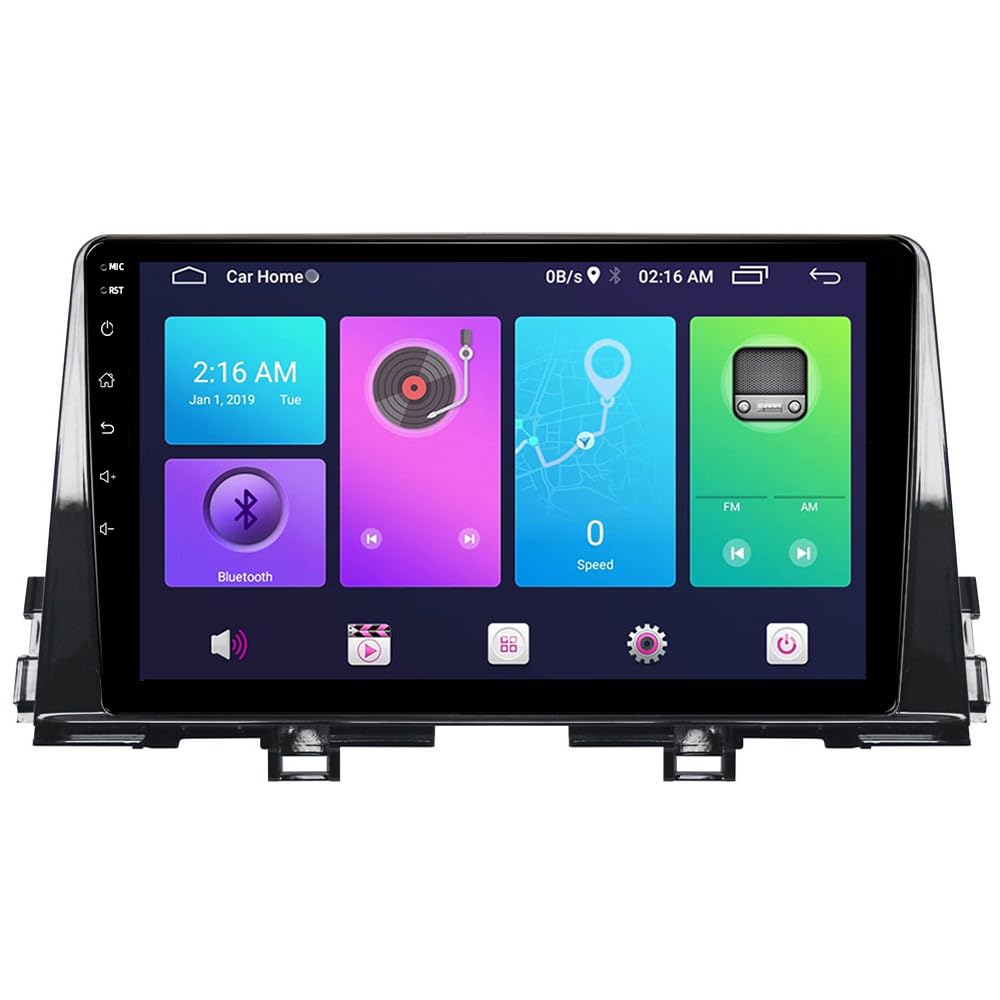 Keoaiob Android Autoradio Für Ki-a Picanto 2017+ 9 Zoll 2 Din Radio GPS Navigation IPS Touchscreen Multimedia Player Unterstützung 4g Carplay SWC WiFi Mirror Link Dsp(Size:8 core 4G+WiFi 2G+32G) von Keoaiob