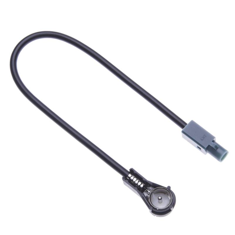 Autoradio Antennenadapter Fakra nach ISO Fahrzeug FM Antenne Adapter Kabel Kompatibel mit ausgewählte europäische Radios für BMW, Passat, Golf, Automodelle Fakra Stecker zu ISO FM Connector von Keple