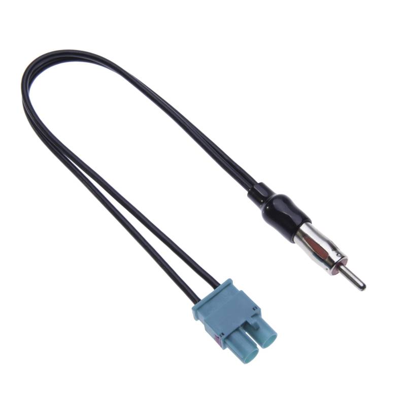 Keple Dual Fakra Autoantennenadapter von Keple Fahrzeugantennenadapter Doppelter Fakra auf DIN Motorola-Stecker für Diversity-Antennensysteme in Audi-, Fiat-, Mercedes-, Peugeot-, Skoda-, Seat- und Au von Keple