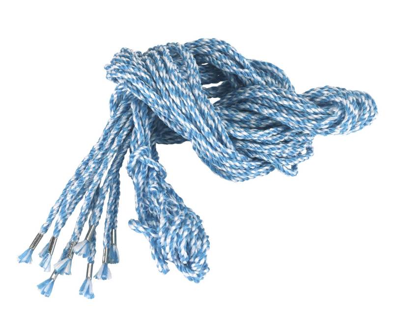 Kerbl 29577 Gerüststrick 10-er Pack 2,5 m blau-weiß von Kerbl