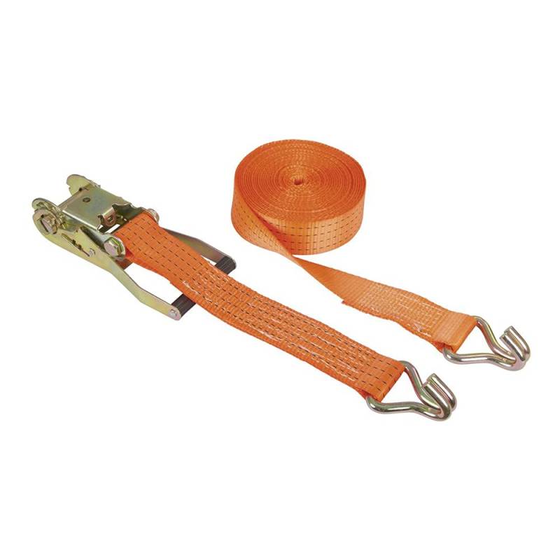 Kerbl 37155 Ratschenzurrgurt 2-teilig, 50 mm / 12 m, Zugkraft 4000 kg, orange von Kerbl