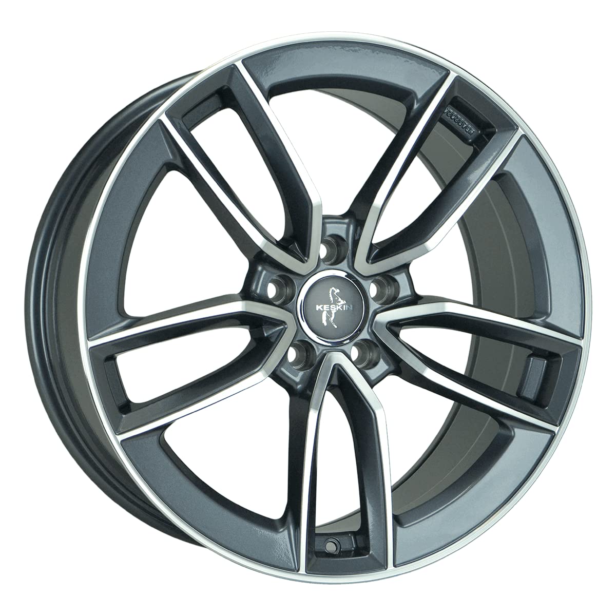 Keskin KT21 8.5JX20 5/112 ET42 66.6 PALLADIUM FRONT POLISH Alufelge von Keskin Tuning