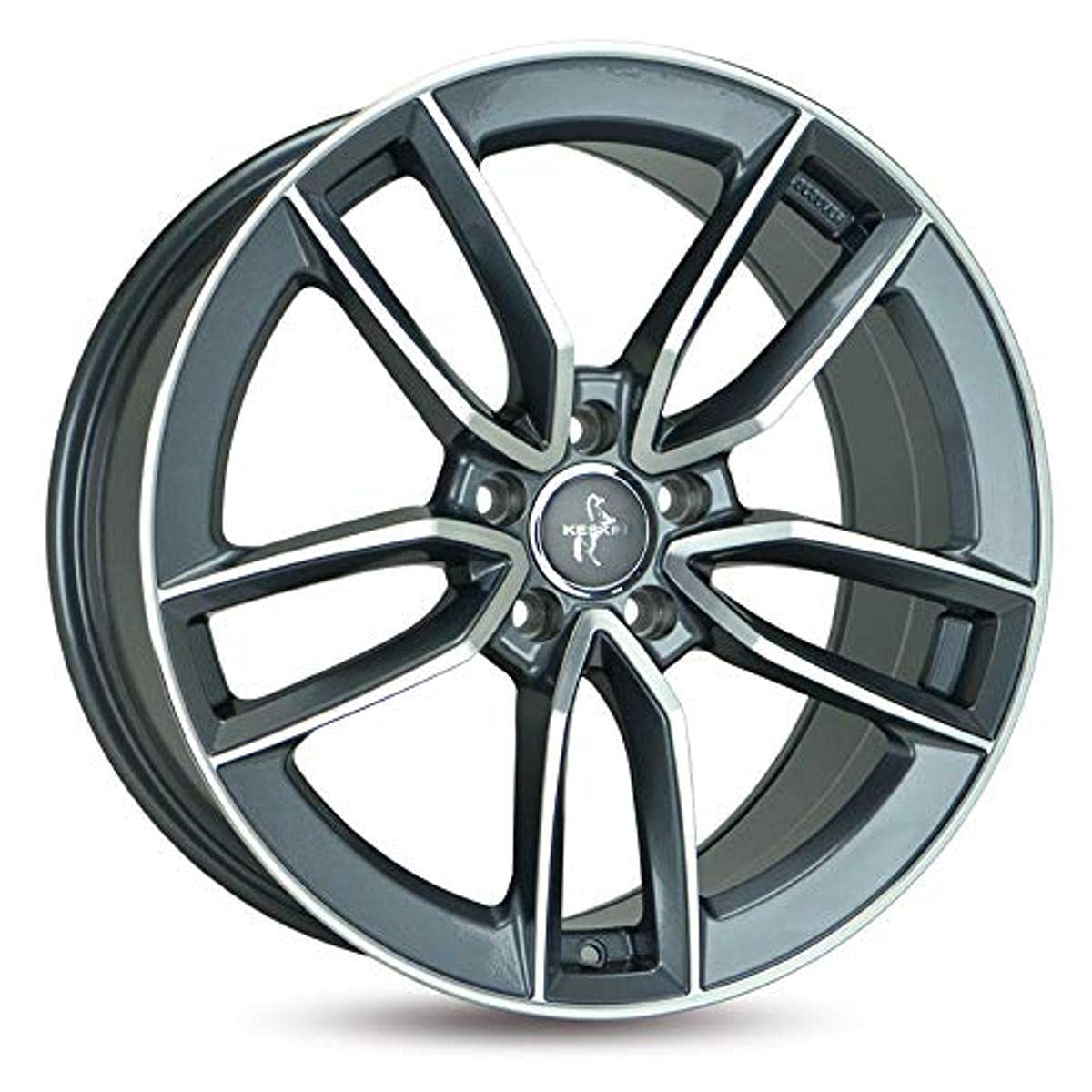 Keskin KT21 8JX18 5/112 ET30 66.6 PALLADIUM FRONT POLISH Alufelge von Keskin Tuning