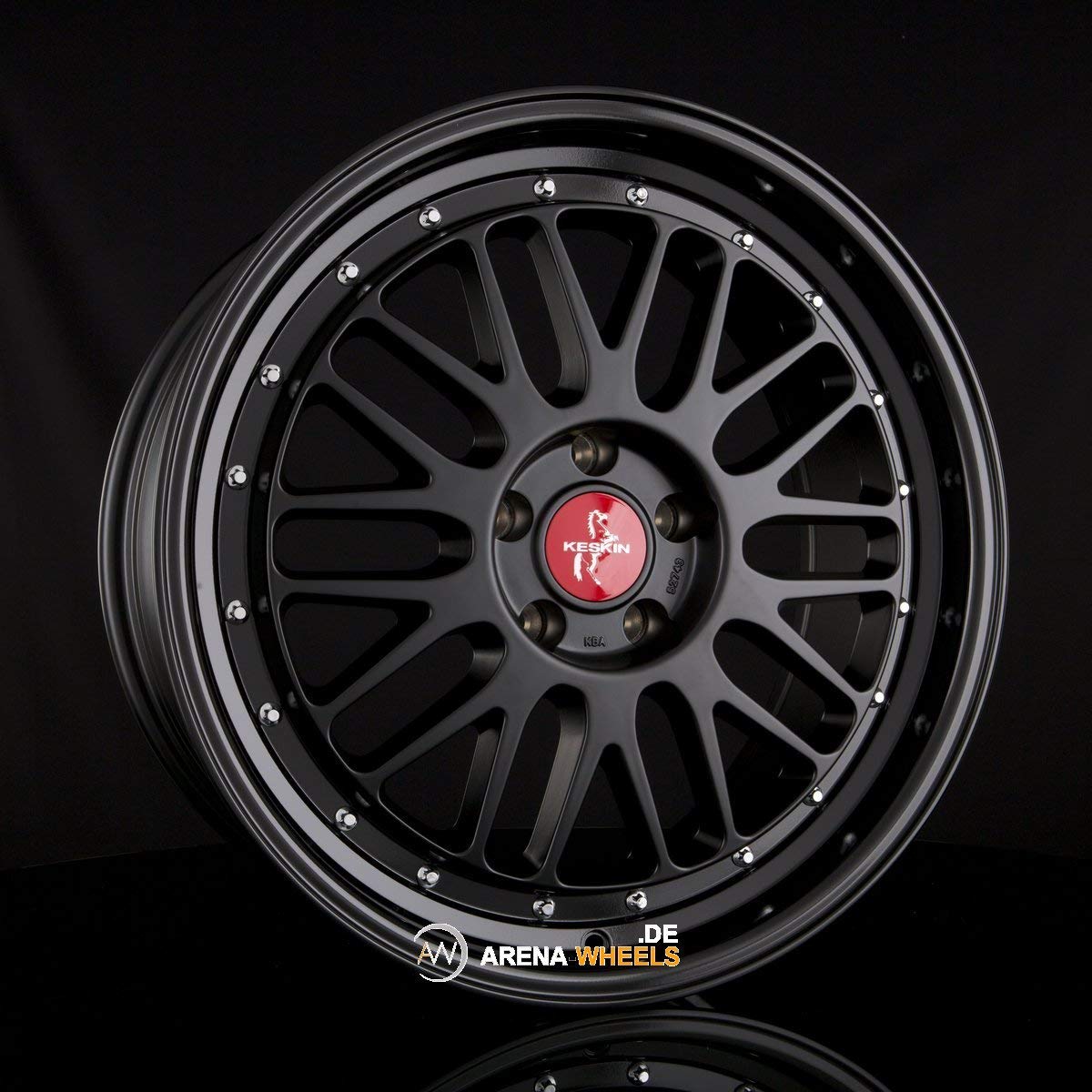 Keskin Tuning KT22 8.5JX19 5/112 ET45 72.6 MATT BLACK PAINTED Alufelge von Keskin Tuning