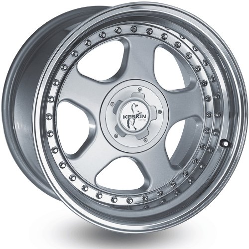 KESKIN KT1 SILVER LIP POLISH 8,5x17 ET30 5.00x100.00 Hub Hole 72.60 mm - Alu felgen von Keskin