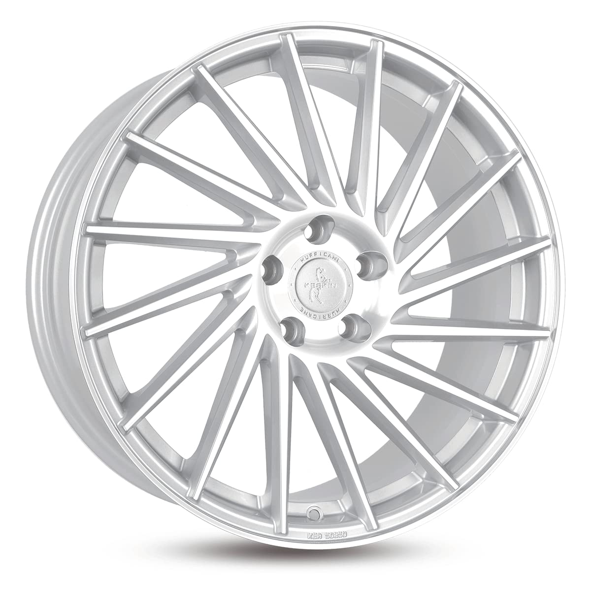 KESKIN KT17 SILVER FRONT POLISH 8,5x19 ET30 5.00x5x112 Hub Hole 72.60 mm - Alu felgen von Keskin