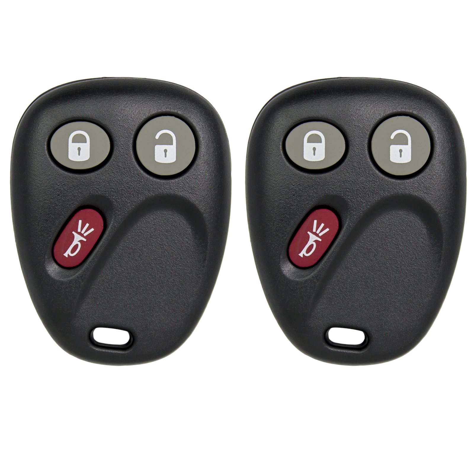 Keyless2Go - Fernbedienung für Envoy Trailblazer Rainier MYT3X6898B in Schwarz, Zink, Auto, SUV, Pickup Truck von Keyless2Go