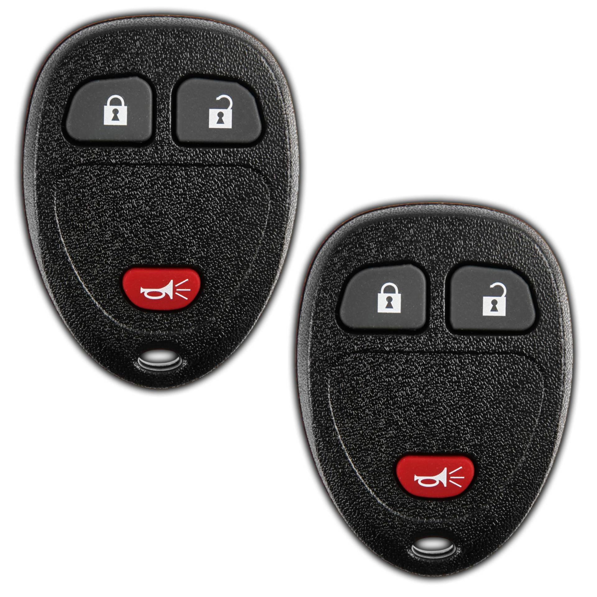 KeylessOption Keyless Entry Fernbedienung Autoschlüssel Ersatz für 15777636 (2 Stück) von KeylessOption