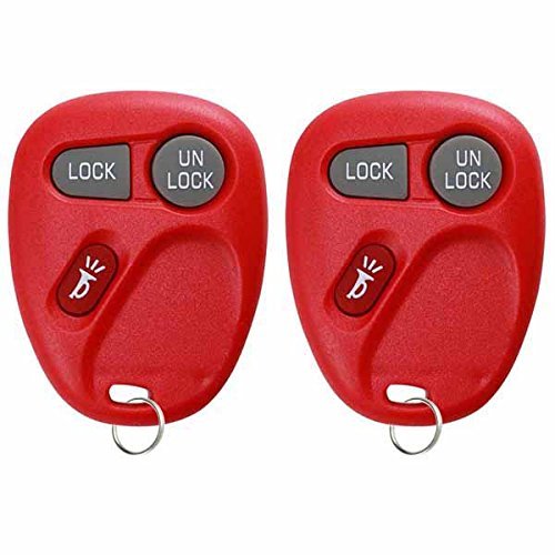 KeylessOption Keyless Entry Remote Control Car Key Fob Replacement for 15732803 (Pack of 2) von KeylessOption