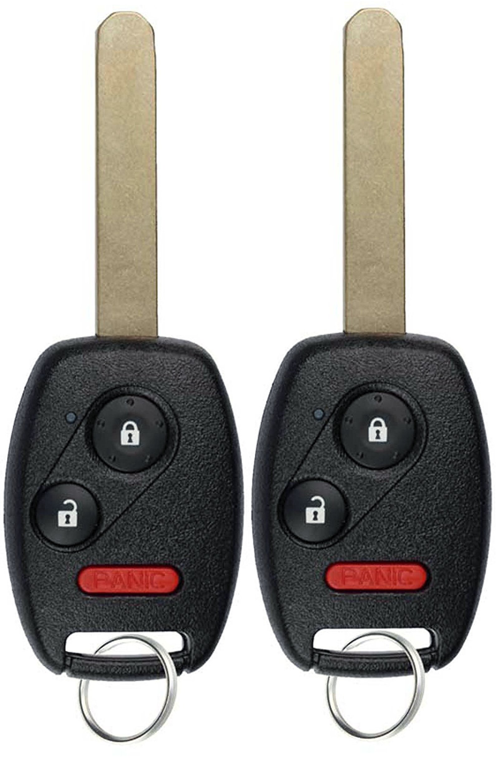 KeylessOption Keyless Entry Remote Control Uncut Car Ignition Key Fob Replacement for MLBHLIK-1T (Pack of 2) von KeylessOption