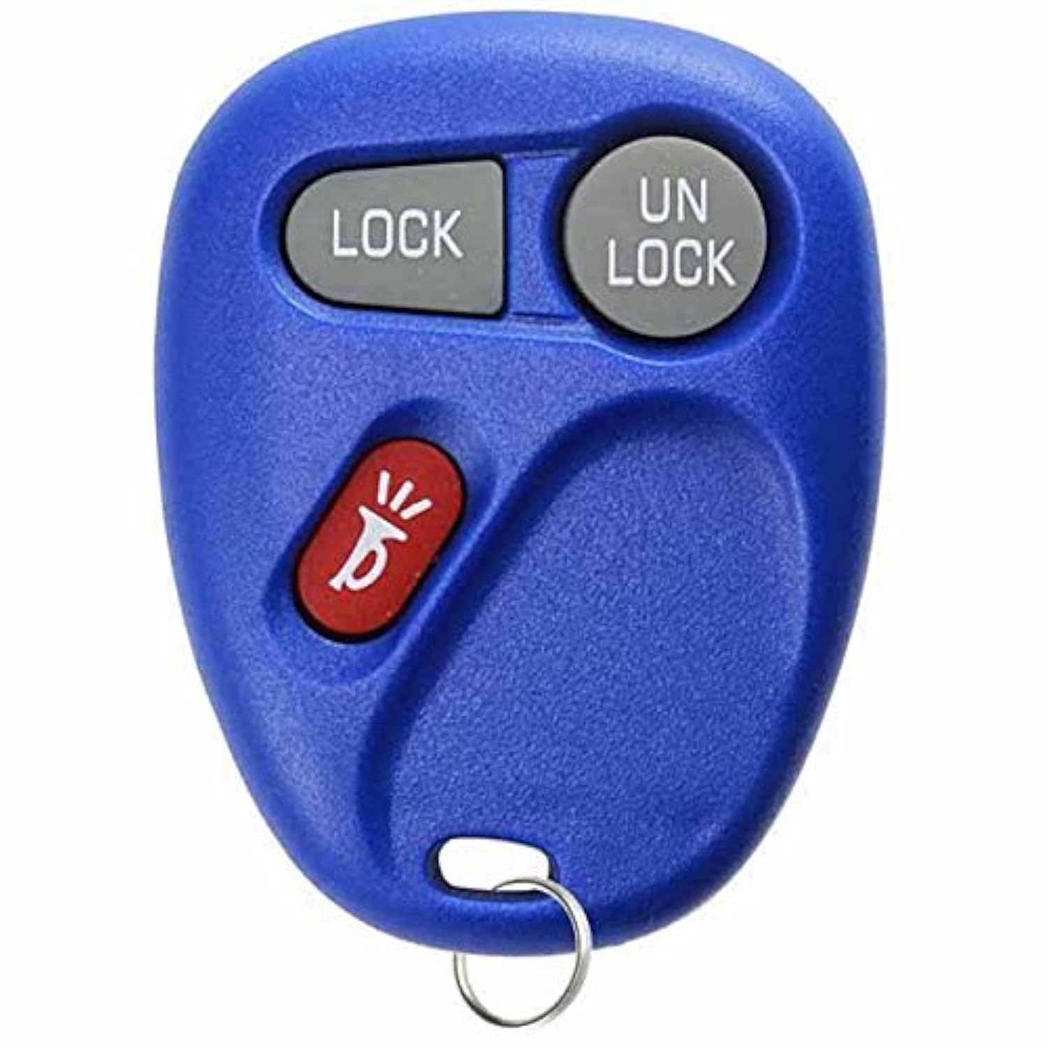 KeylessOption Schlüssellose Fernbedienung für Autoschlüssel Ersatz für 15732803 Blau von KeylessOption