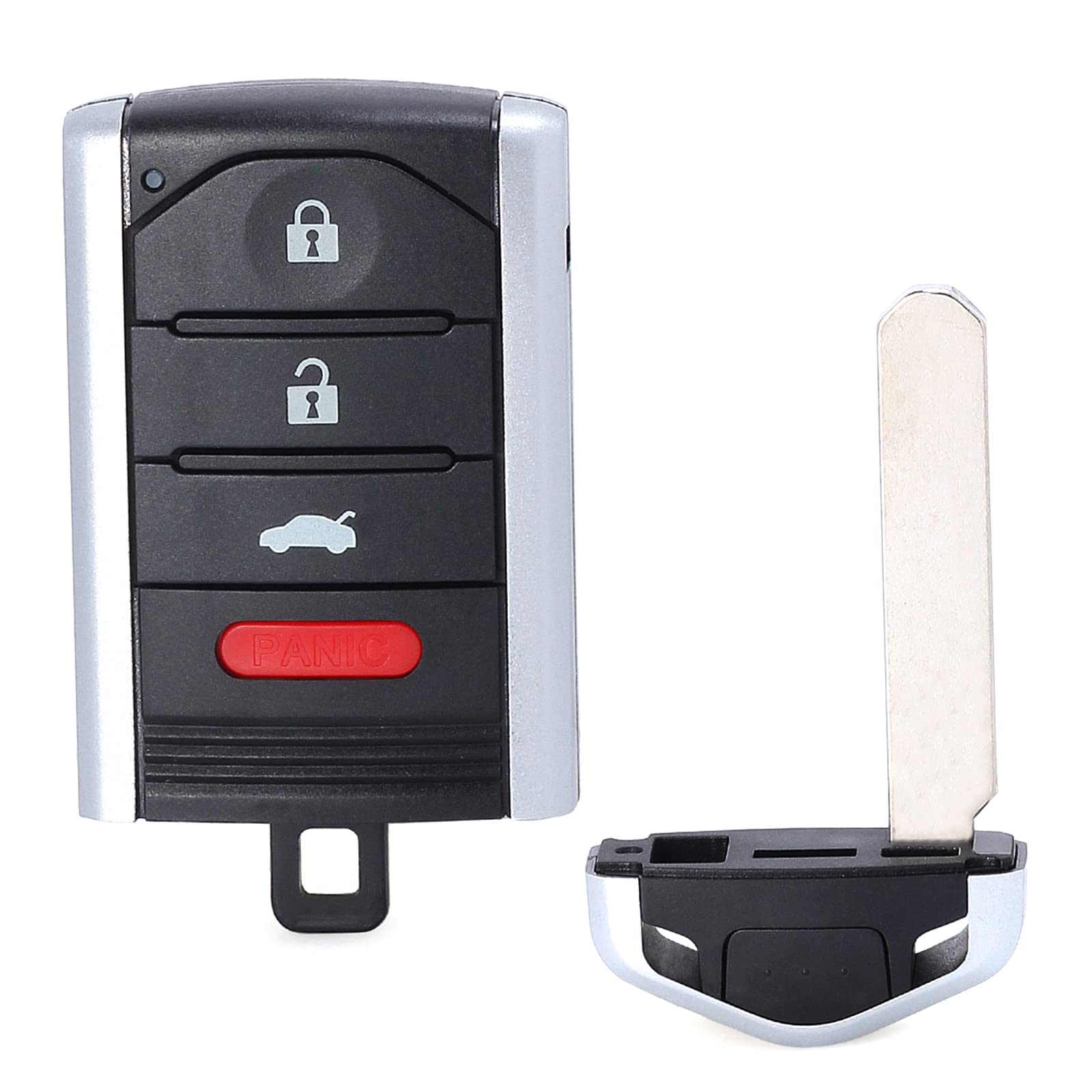 Keymall Autoschlüsselanhänger Keyless Entry Fernbedienung für Acura TL 2009 2010 2011 2012 2013 2014 (FCC ID:M3N5WY8145 P/N:267F-5WY8145) 4 Tasten von Keymall