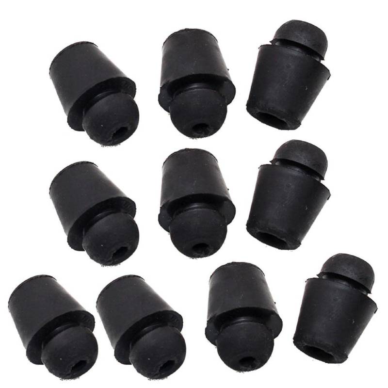 10Pcs Schwarz Gummi Auto Stoßstange Tür Overslam Universal Shock Absorber Pads Kissen Autotür Protector Aufkleber Autotür Stoßstange Wachen Protector Aufkleber von KieTeiiK