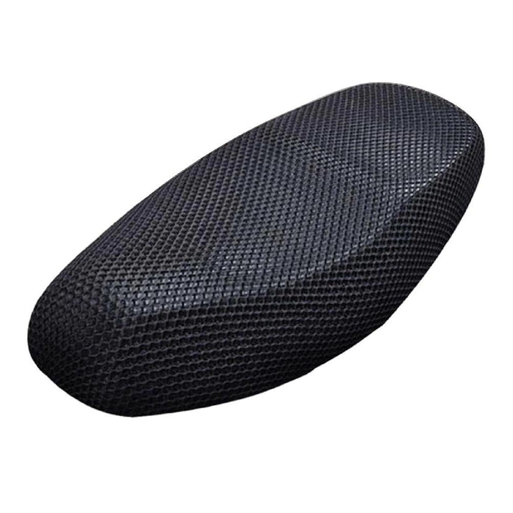 Motorrad Roller Moped Für Sitzbezug Für Sitz Anti-Rutsch Kissen 3D Spacer Mesh Stoff Atmungsaktiv M-3XL Für Sitzbezug Motorrad 3D Mesh Sitzbezug Kissen Für Lange Fahrten Für Passagier Für Komfort von KieTeiiK