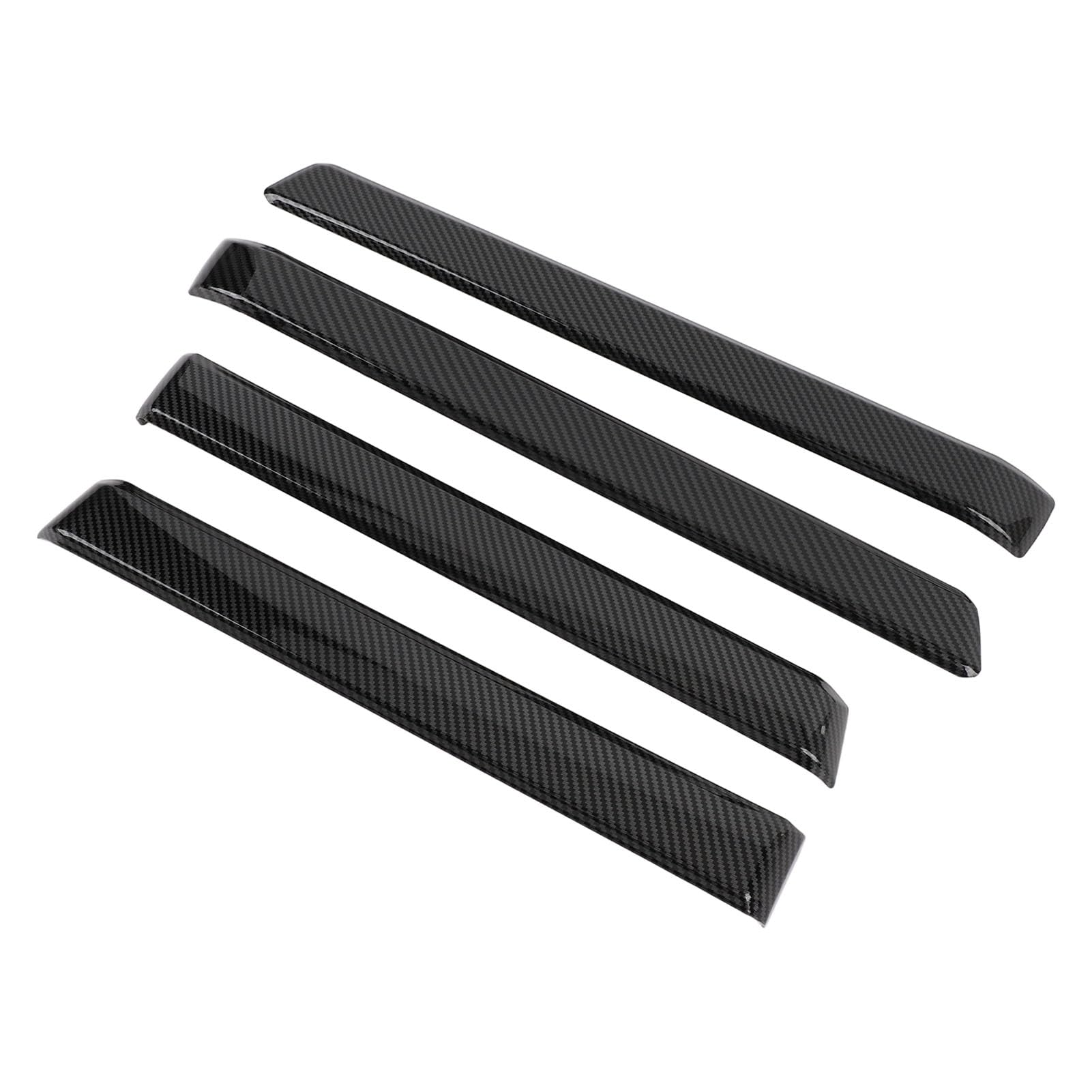 Kikumi 4PCS Auto Seitentür Armlehne Streifen Dekorative Abdeckung Trim Carbon Faser Stil Kratzfest für Tacoma 2024 von Kikumi