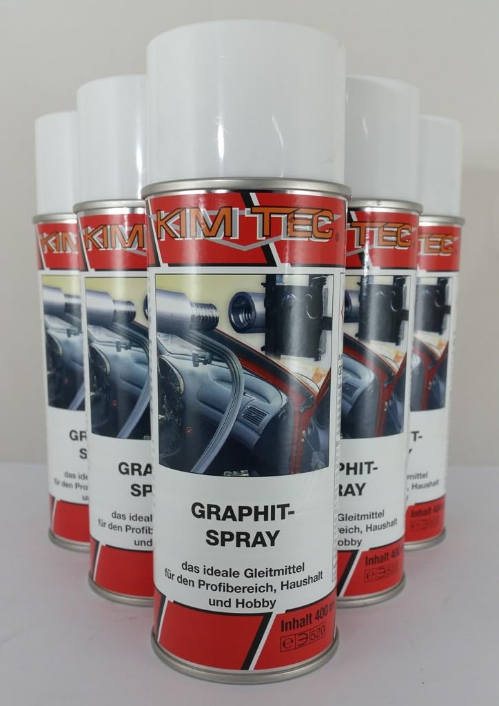 Graphitspray 400 ml. Gleitmittel KimTec (6) von Kim Tec