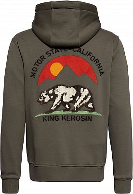 King Kerosin Motor Gear - Motor State California, Kapuzenjacke - Braun - XXL von King Kerosin