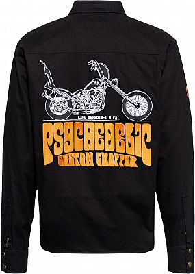 King Kerosin Motor Gear - Psychedelic Chopper, Hemd/Textiljacke - Schwarz - L von King Kerosin