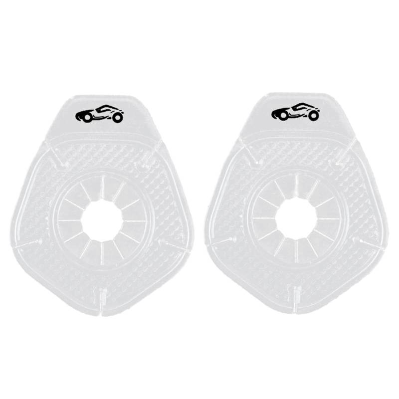 Kingke 2Pcs Scheibenwischer Abdeckung Schutt Blätter Staubdicht Hülse Auto Wischer Arm Boden Loch Schutz Abdeckungen Für Die Meisten Fahrzeuge von Kingke