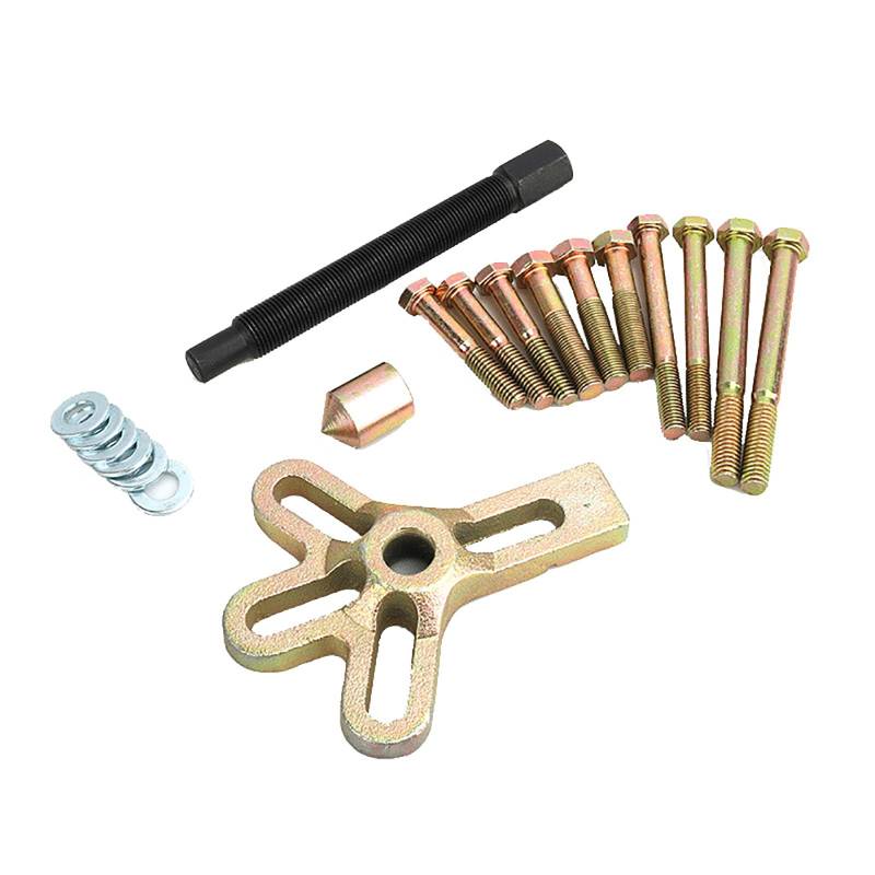 Kingke Stahl Auto Lenkrad Getriebe Pulley Remover Set Getriebe Kurbelwelle Dämpfer Werkzeug Lenkrad Demontage Werkzeug Set von Kingke