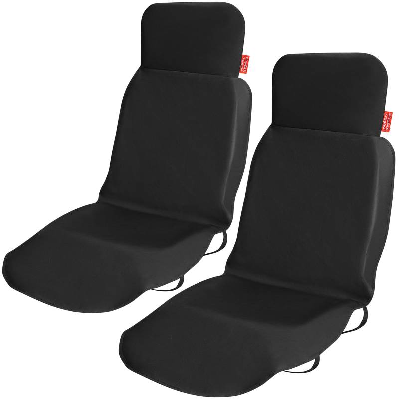 KINGSLEEVE® 2X Universal Sitzschoner Autositze Wasserabweisend 600D Oxford Autositzschoner Autositzbezug Schonbezug Auto Vordersitzschutz Werkstatt von Kingsleeve