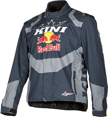 Kini Red Bull 1.0 EXC, Textiljacke - Dunkelblau/Grau - L von Kini